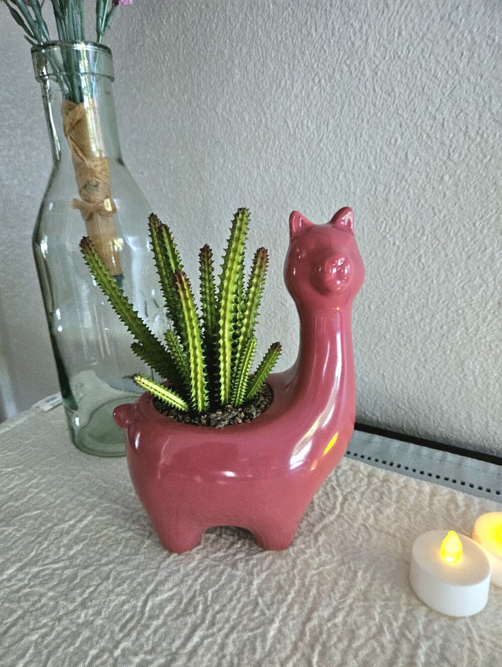 Ceramic Alpaca Succulent Holder
